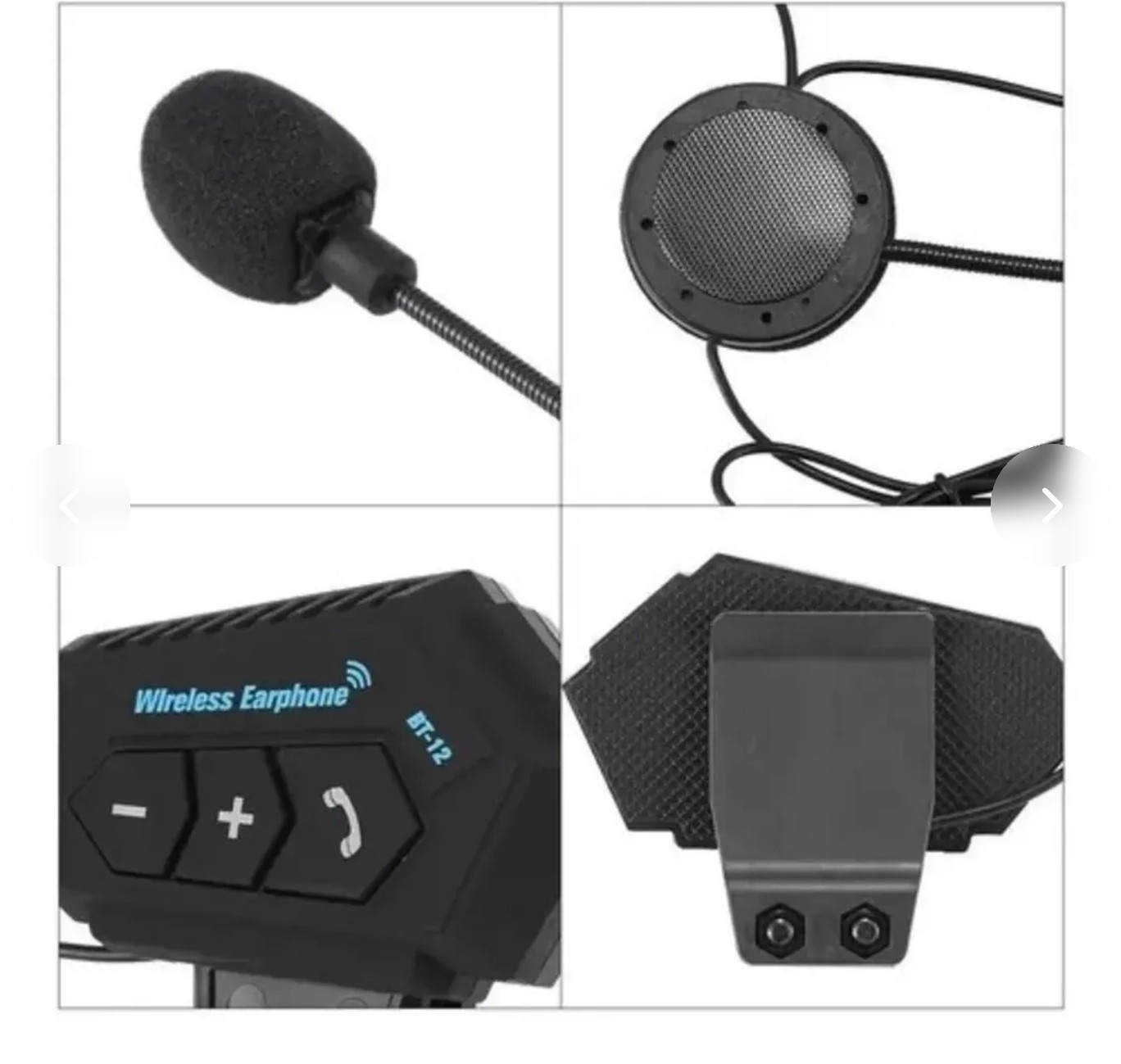 Audifono Casco Manos Libres Bluetooth Impermeable
