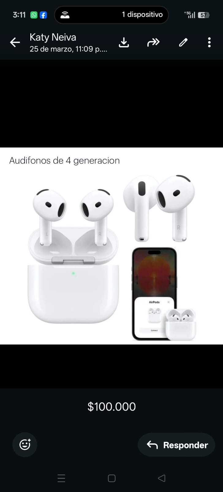 Audífonos 4ta Generación TWS Bluetooth
