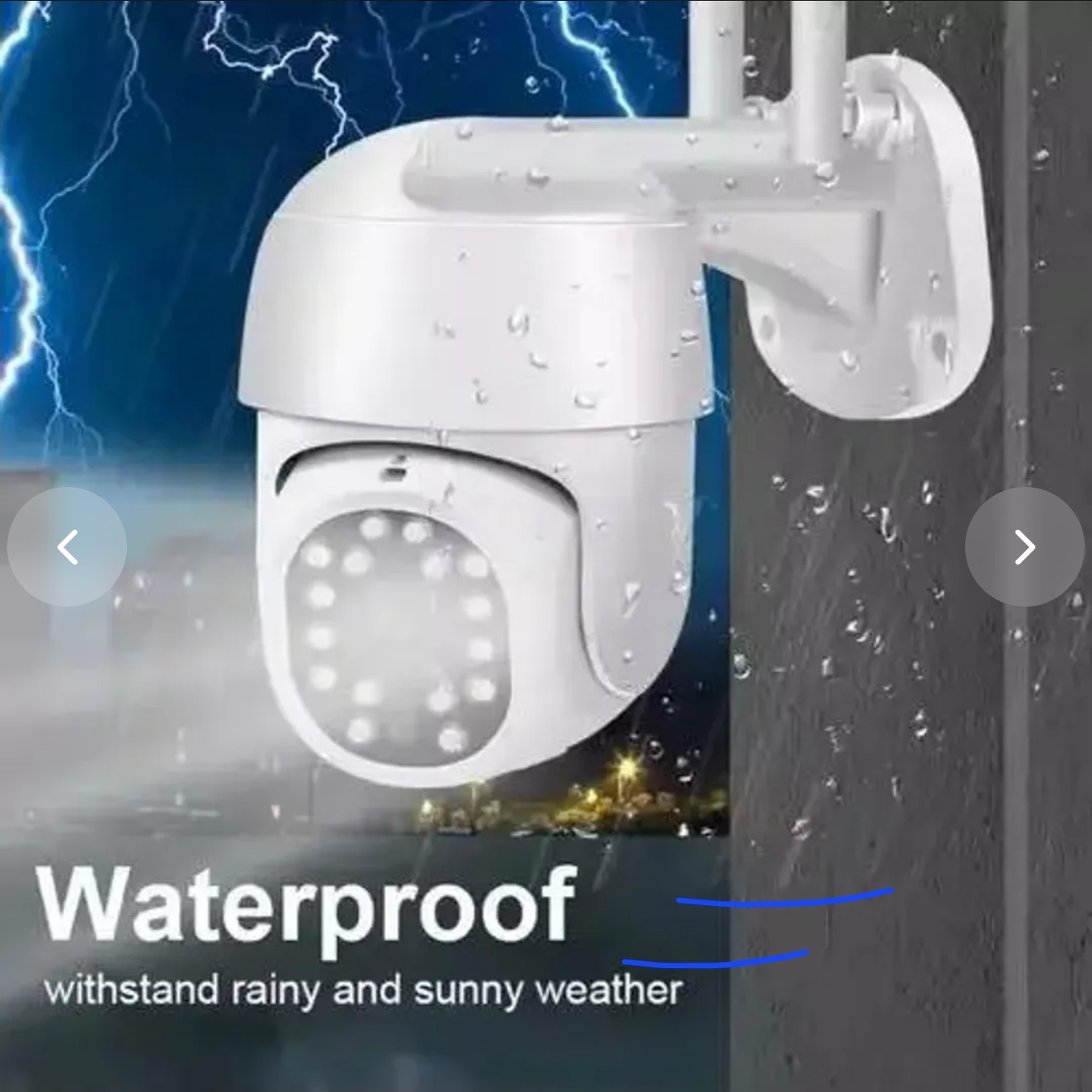 Cámara Domo Seguridad WiFi Full Smart IP66