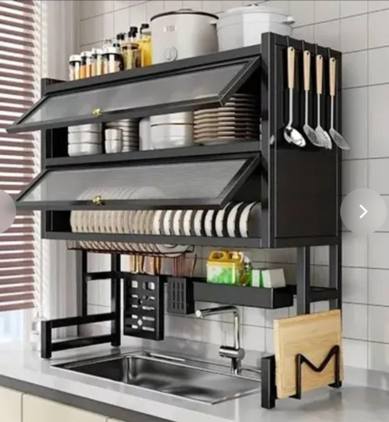 Escurridor de Platos 2 Niveles 65 cm