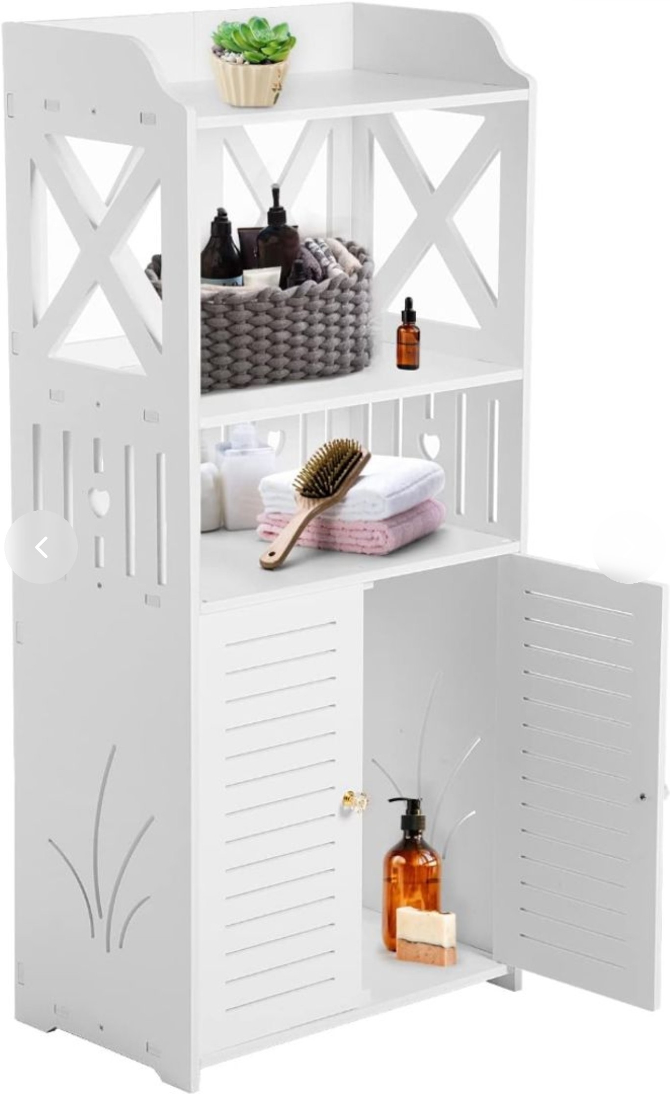 Estante Organizador de Bano con Puertas PRLA-749