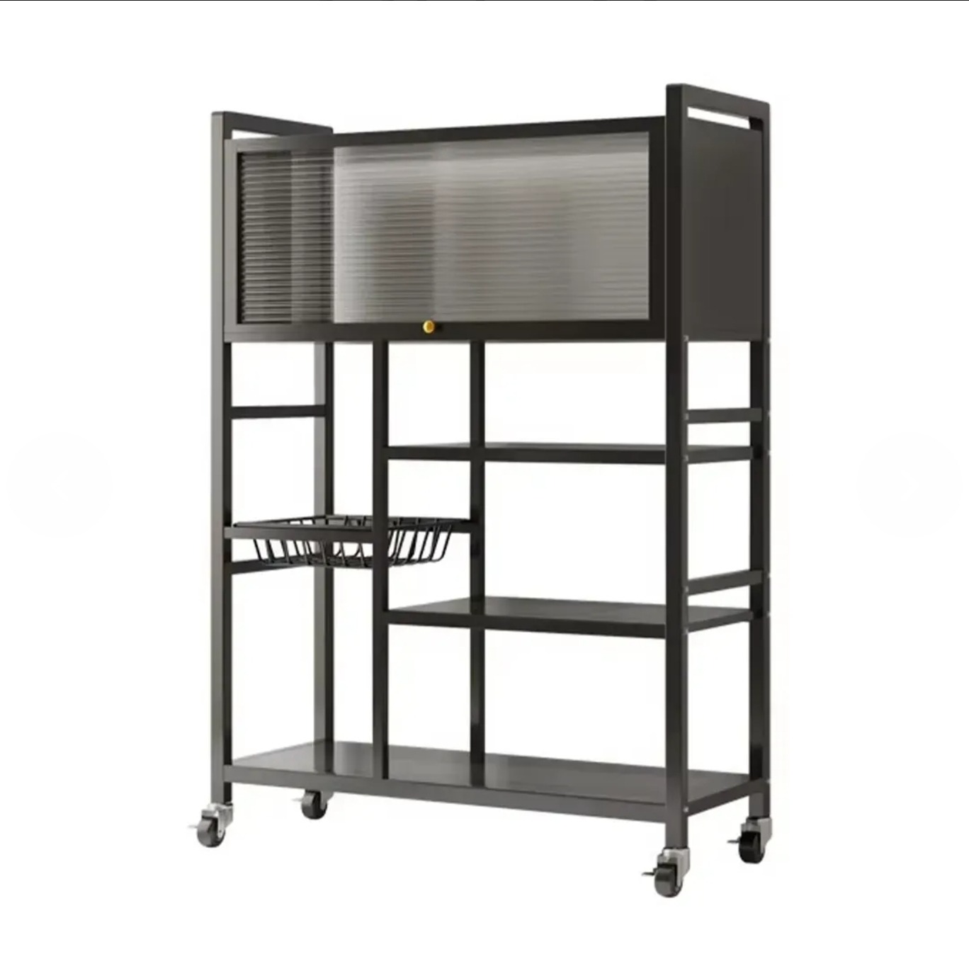 Estante Organizador Platero Metalico Grande de Piso