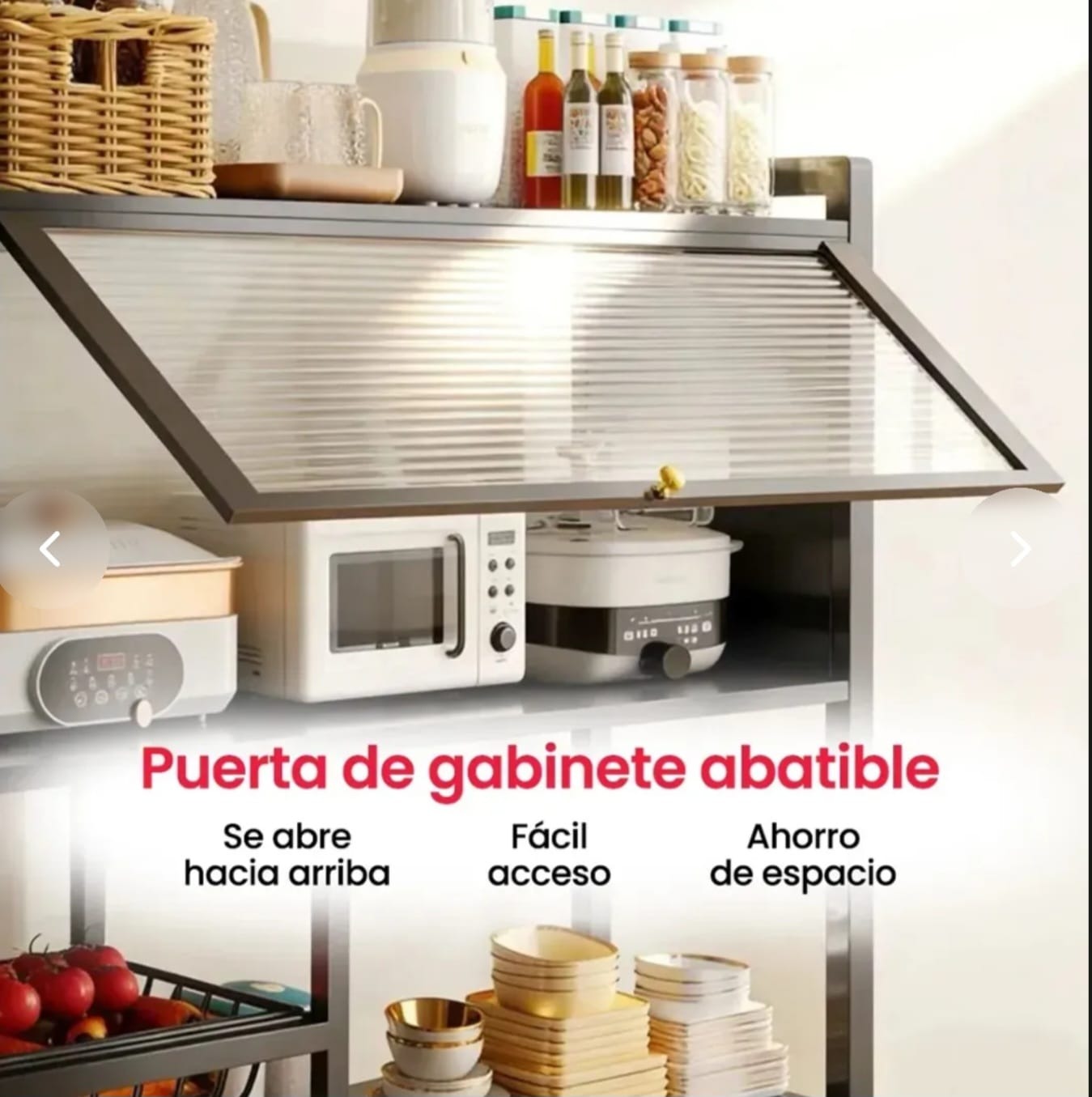 Estante Organizador Platero Metalico Grande de Piso