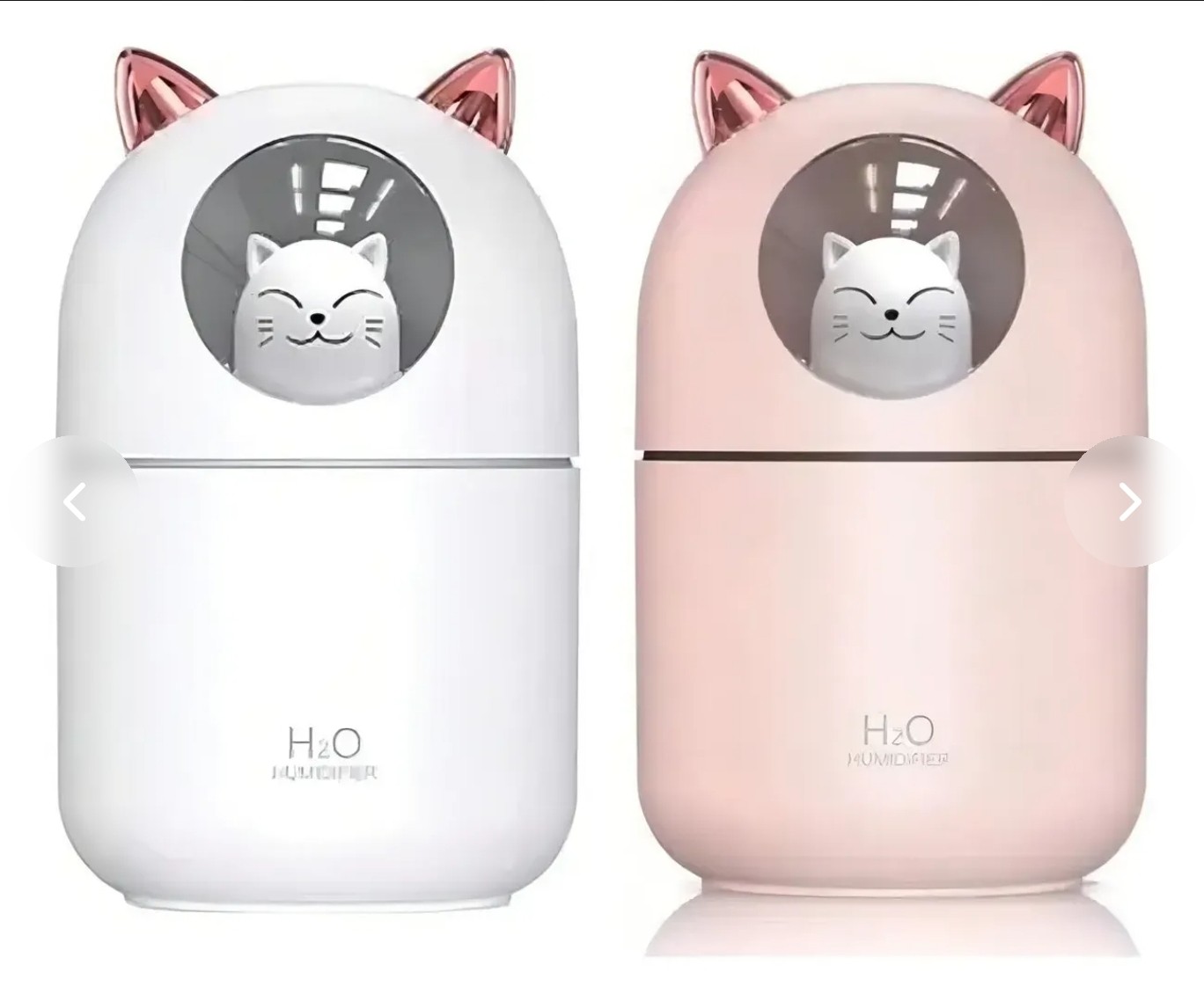 Humidificador Gato H2O Difusor Lampara LED