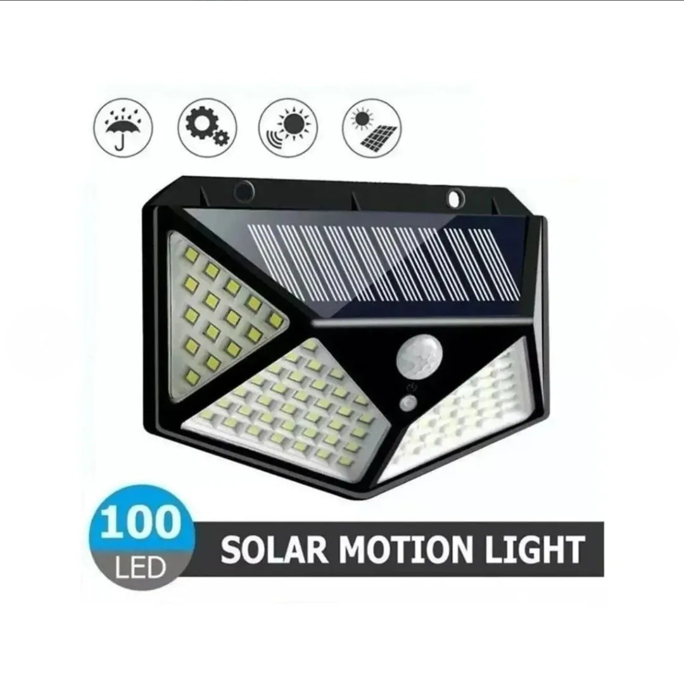 Lampara Solar Jortan Wall Lamp 100 LED