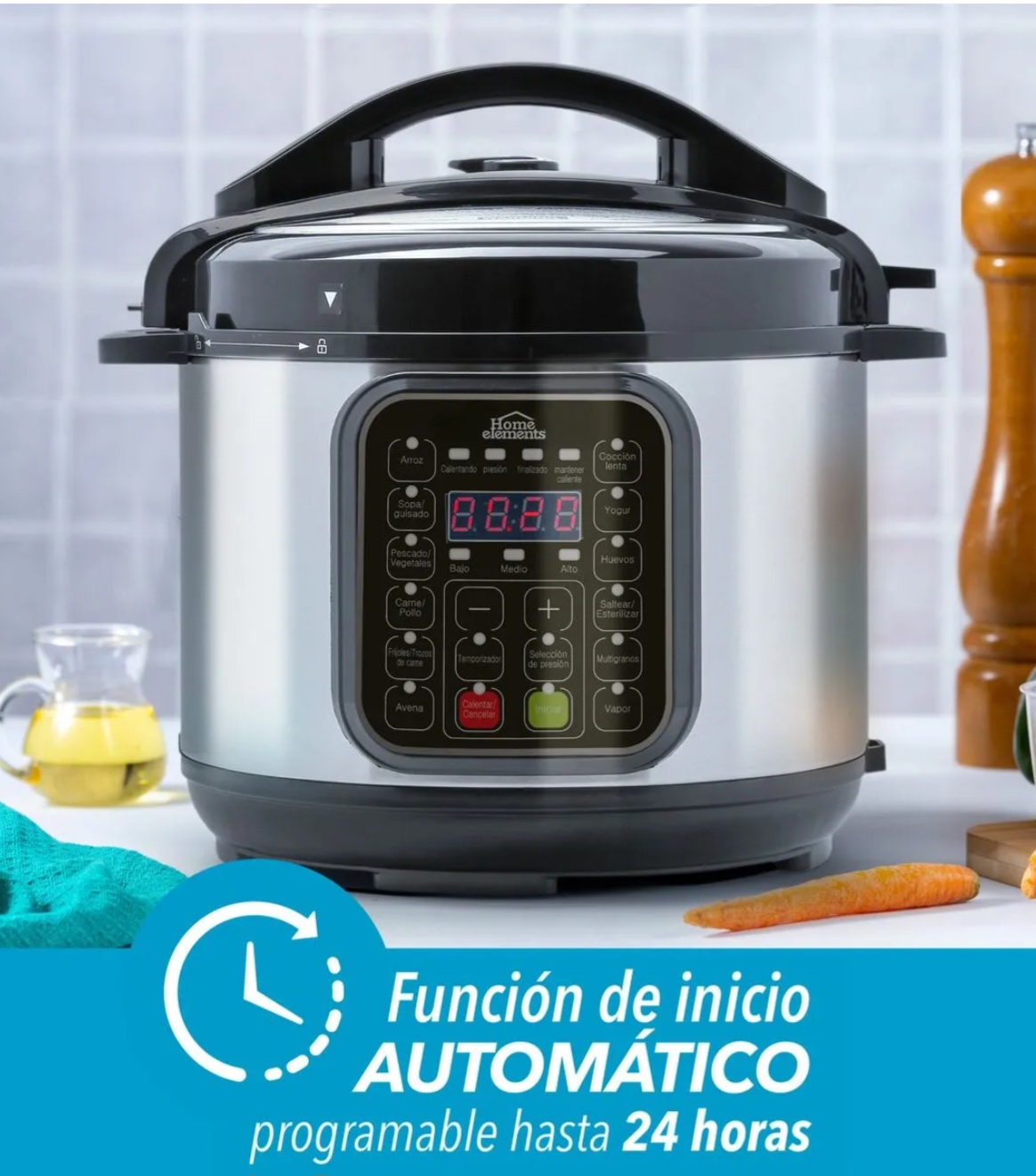 Olla Multifuncional de 12 Funciones - 4 Litros
