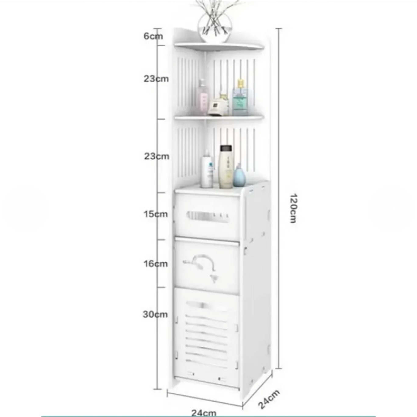 Organizador Estante Vertical Multiples Compartimientos PRLA-980
