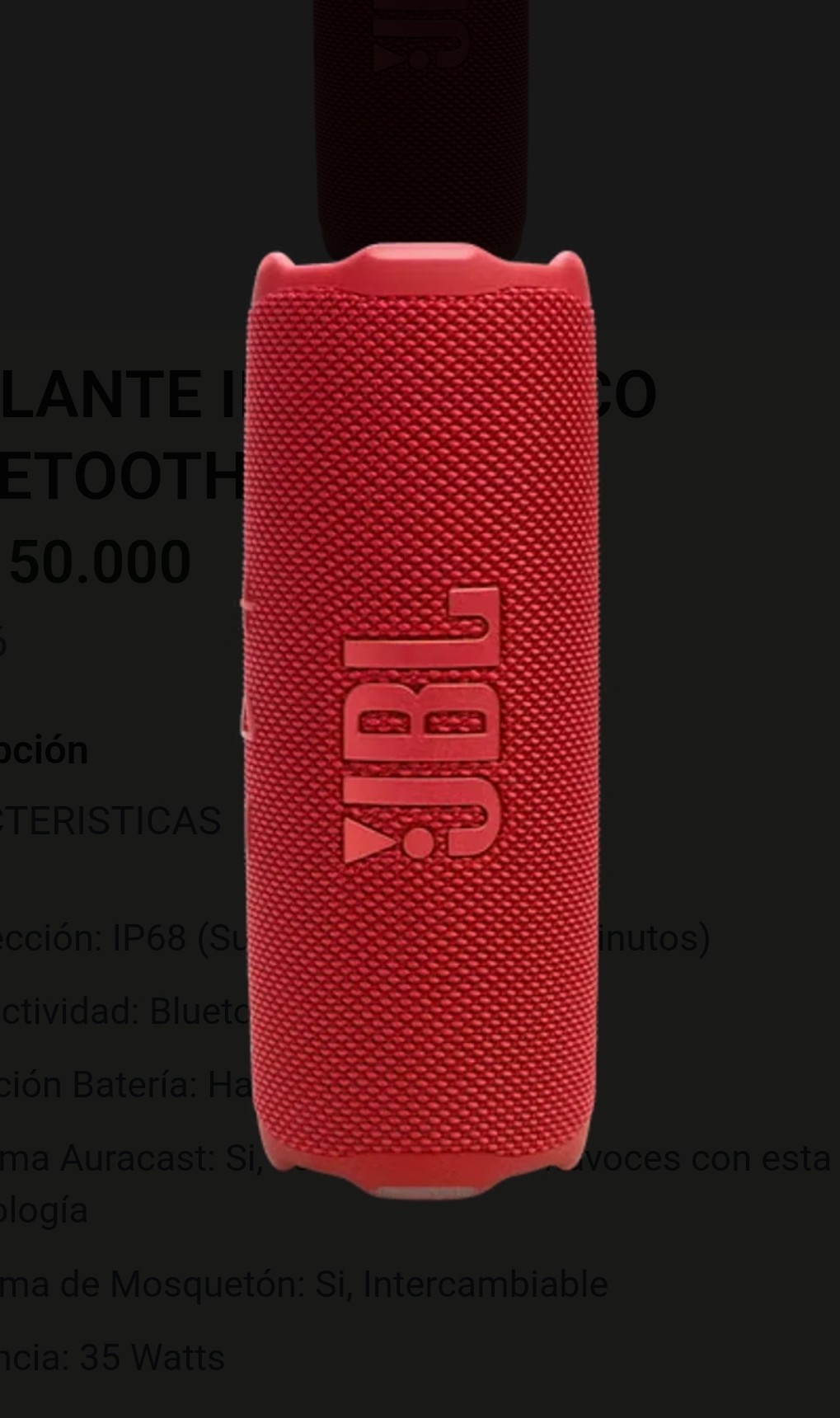 Parlante Inalambrico Bluetooth JBL Flip7