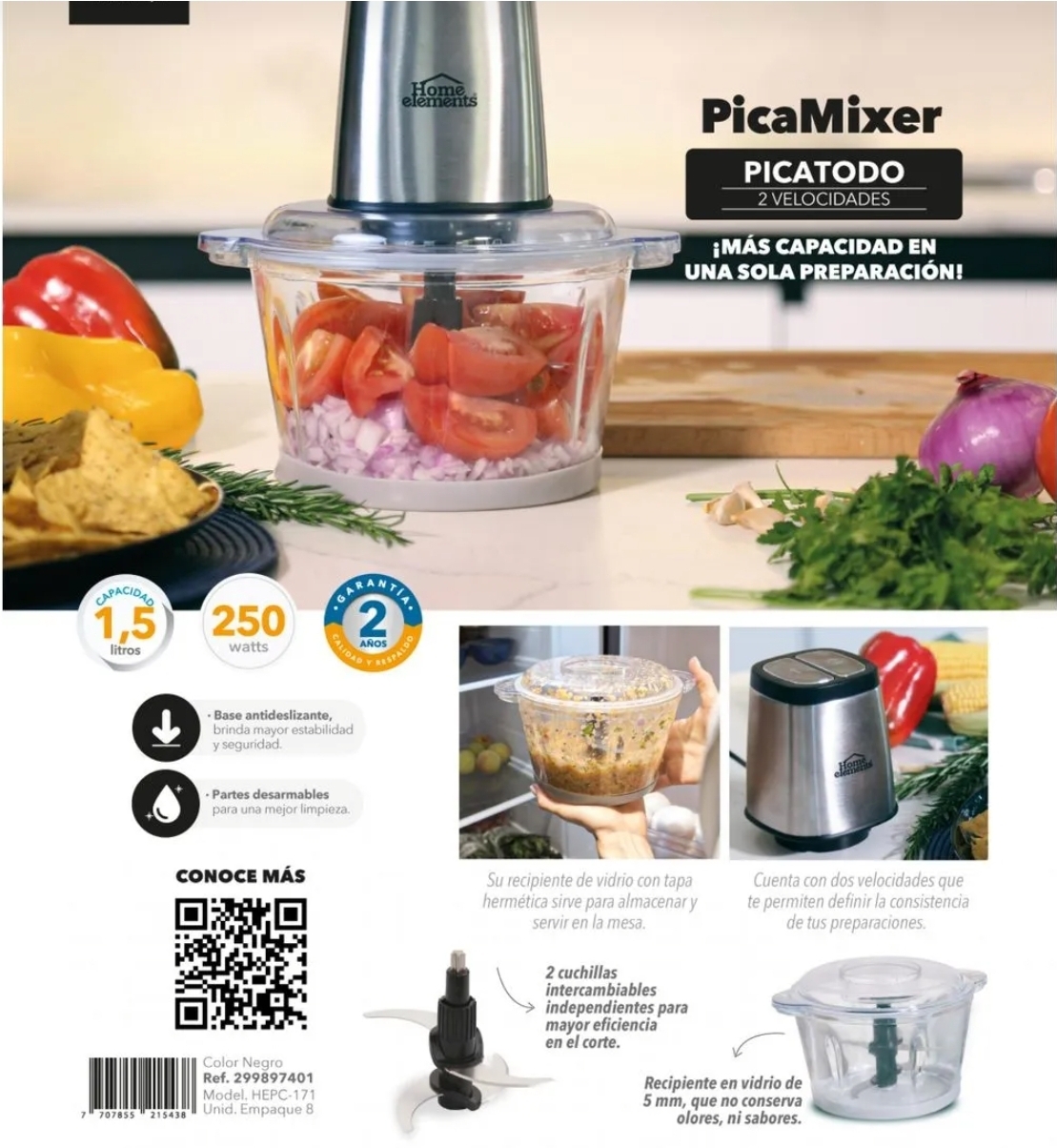 Picatodo y Mezclador PicaMixer 1.5 Litro
