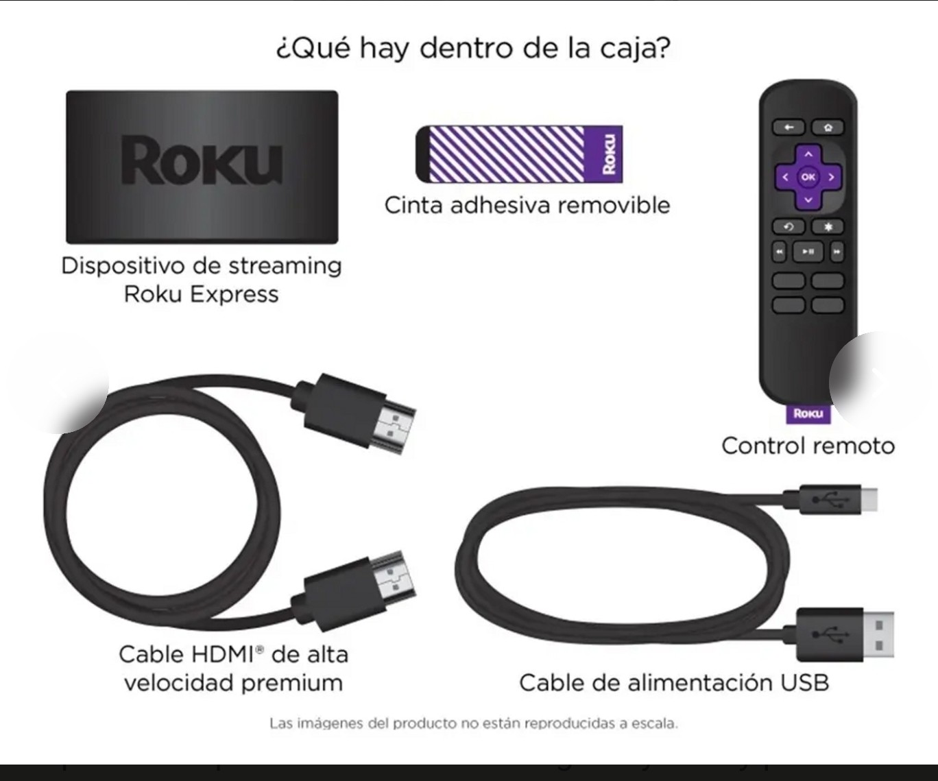 Smart TV Box Express Estandar HDMI Digital Roku